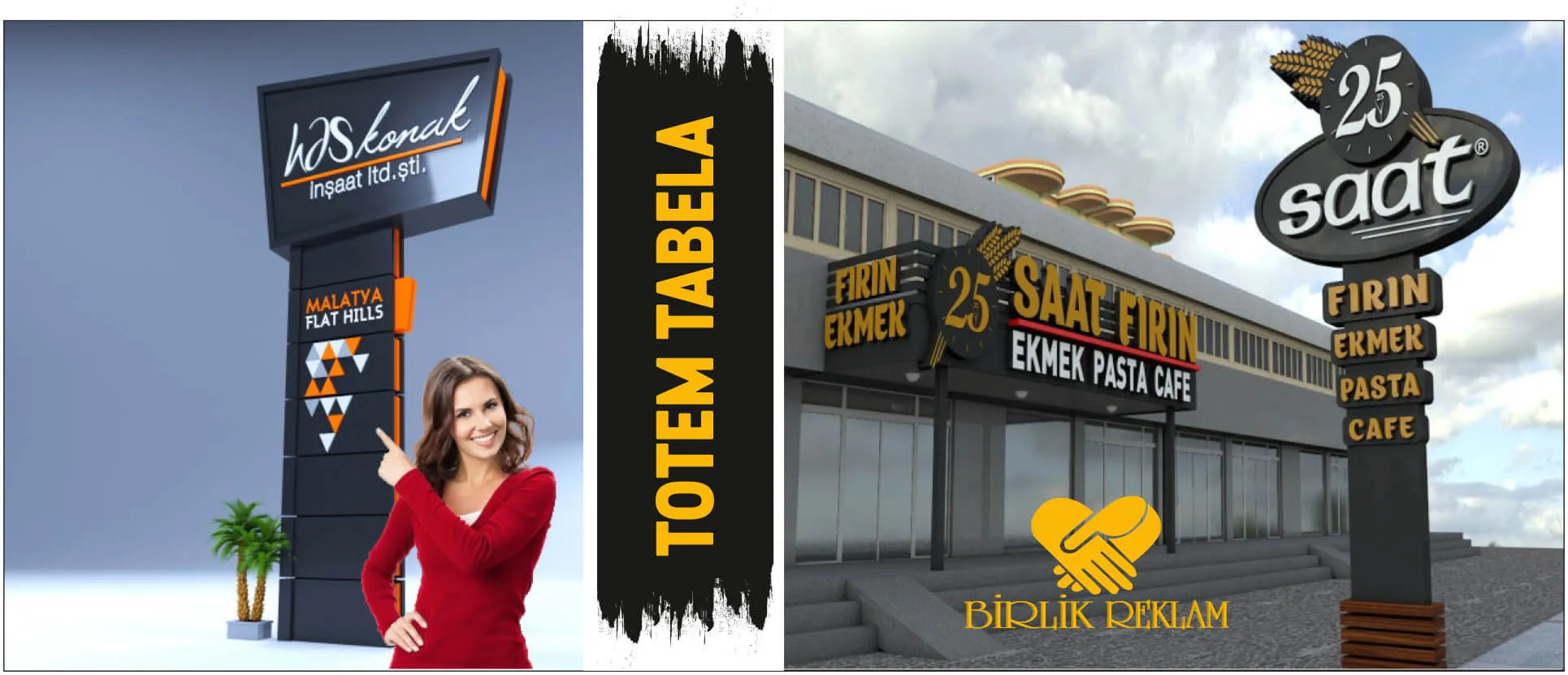 Totem Tabela | Birlik Reklam - Diyarbakır Tabela Reklam